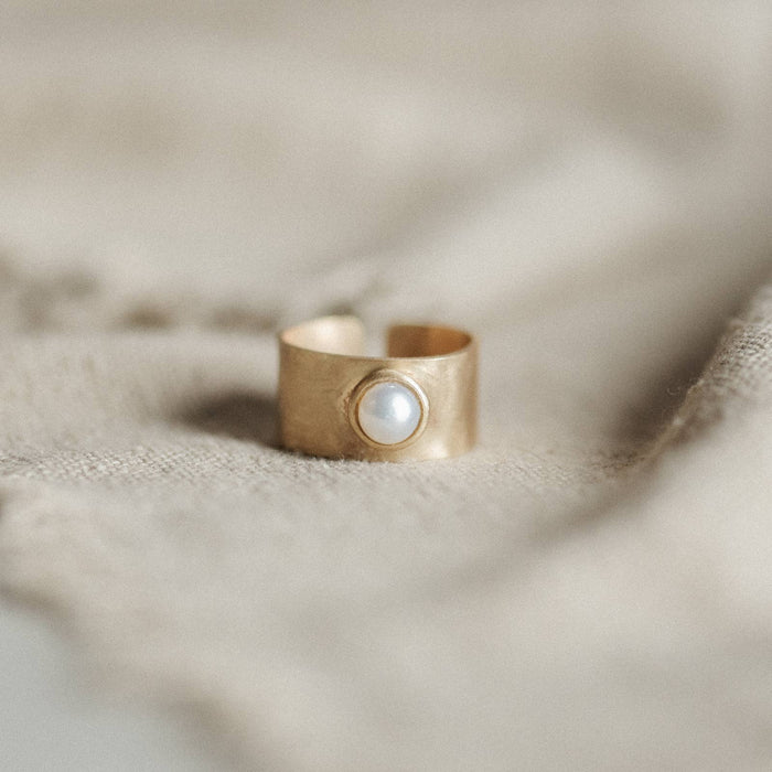 Nile Ring / 6mm / Pearl