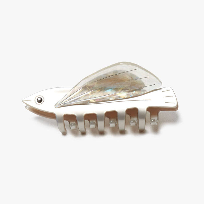 Flying Fish Silver Claw w/ Rhinestone