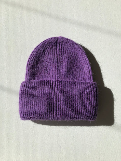 Royal Angora Beanie