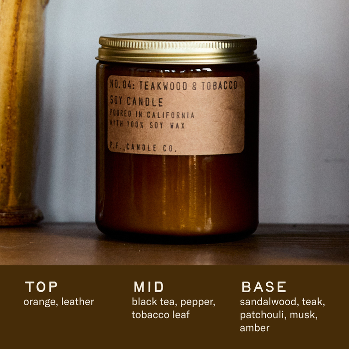 Teakwood & Tobacco - Soy Candle