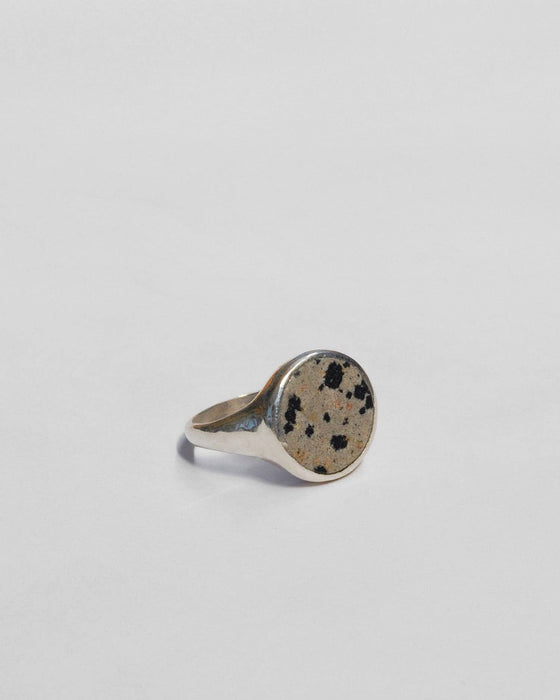 Dalmatian Jasper Ring