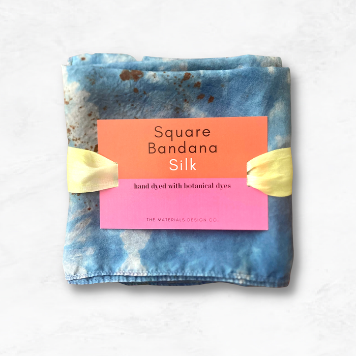 Silk Bandana Botanically Dyed