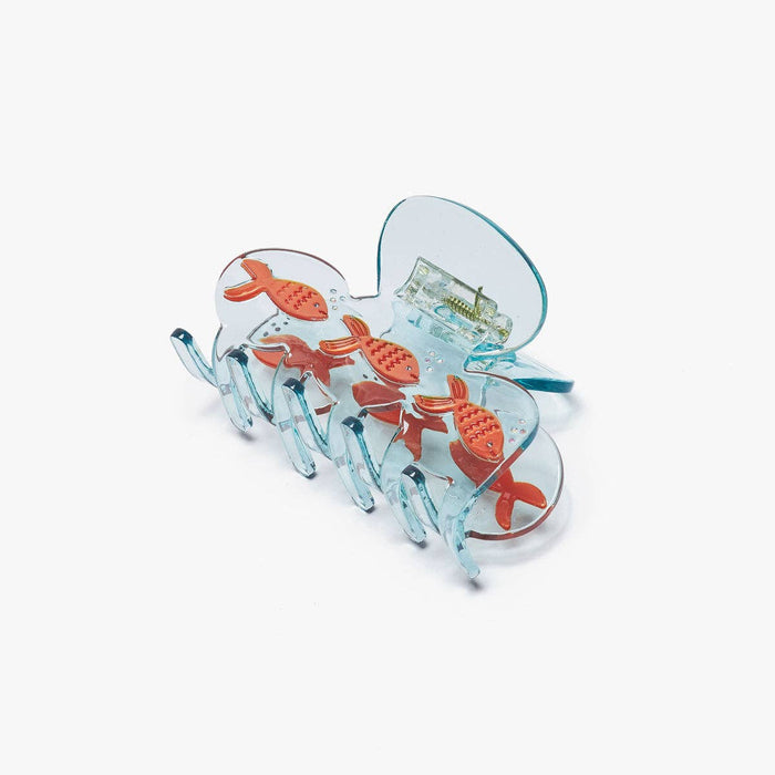 Goldfish Claw w/ Opal Crystal