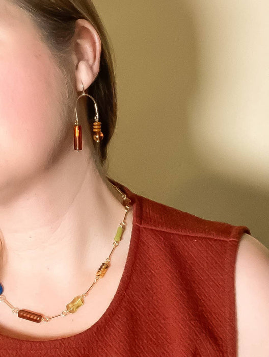 Swing Earrings / Mocha