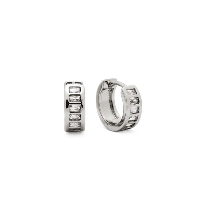 Baguette Huggie Earrings