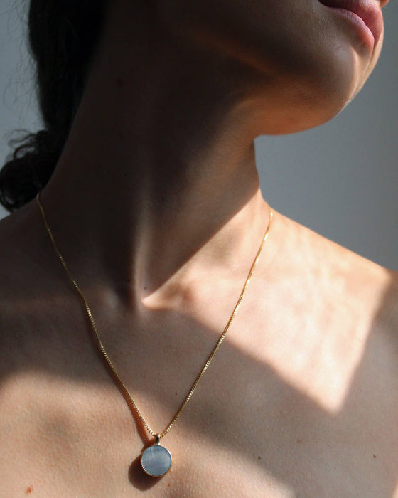 Mare Necklace - Grey Mother of Pearl