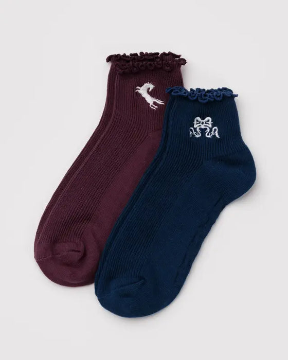 Lettuce Edge Sock (set of 2)