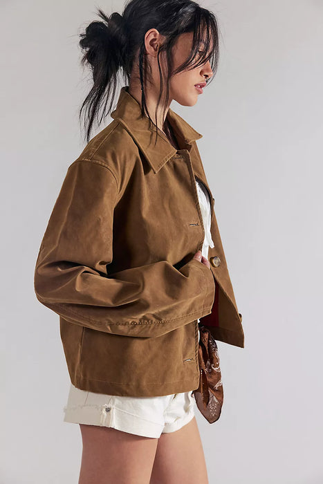 Hera Vegan Suede Jacket