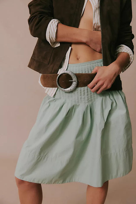 Peyton Pintuck Midi Skirt