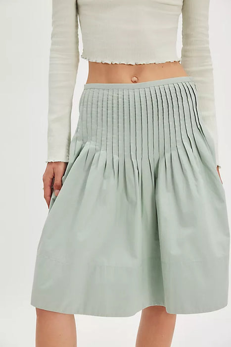 Peyton Pintuck Midi Skirt