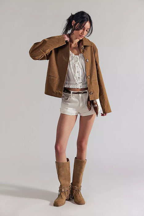 Hera Vegan Suede Jacket