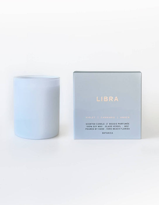 Libra Zodiac Candle