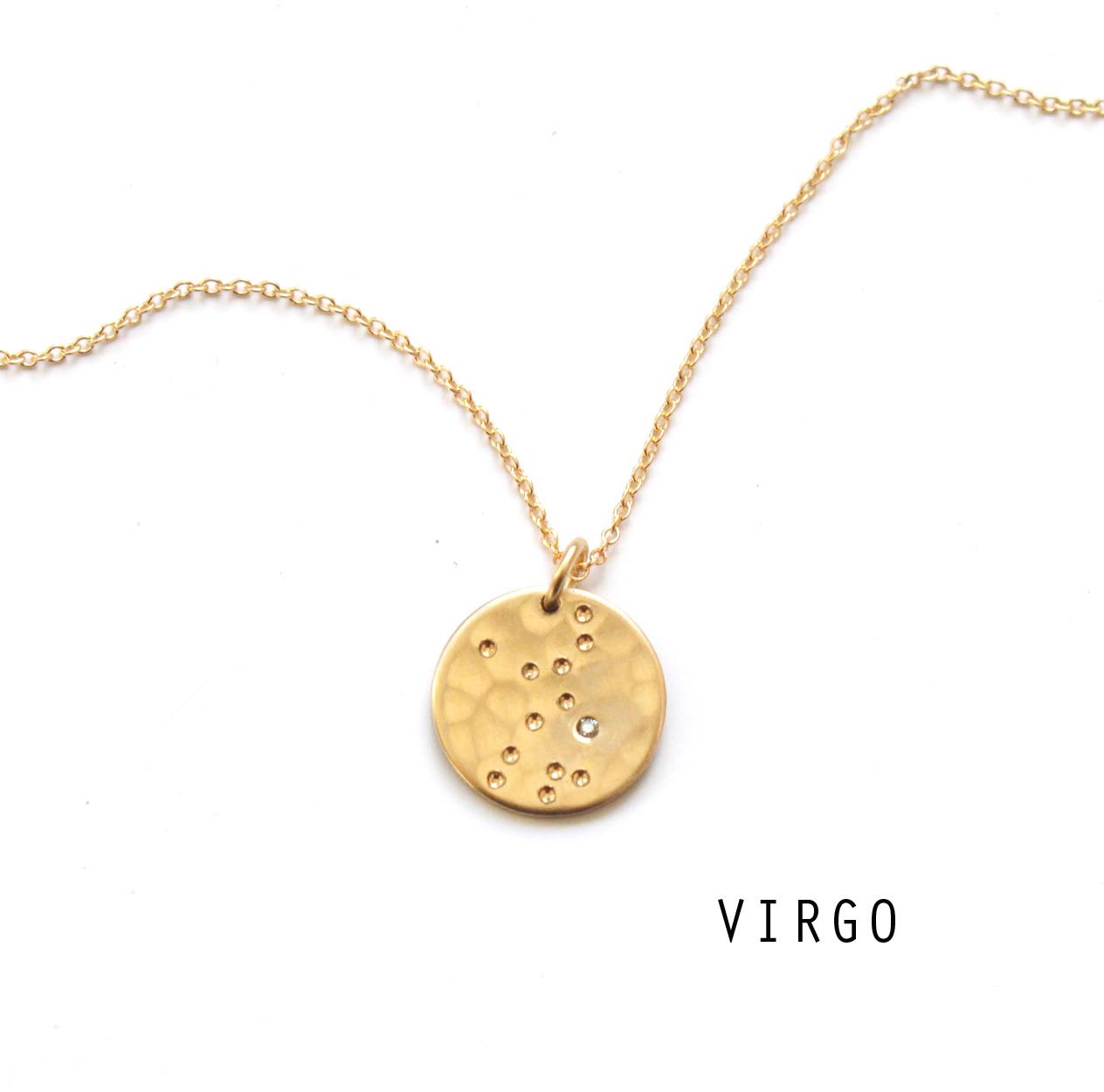 Virgo Zodiac Necklace.