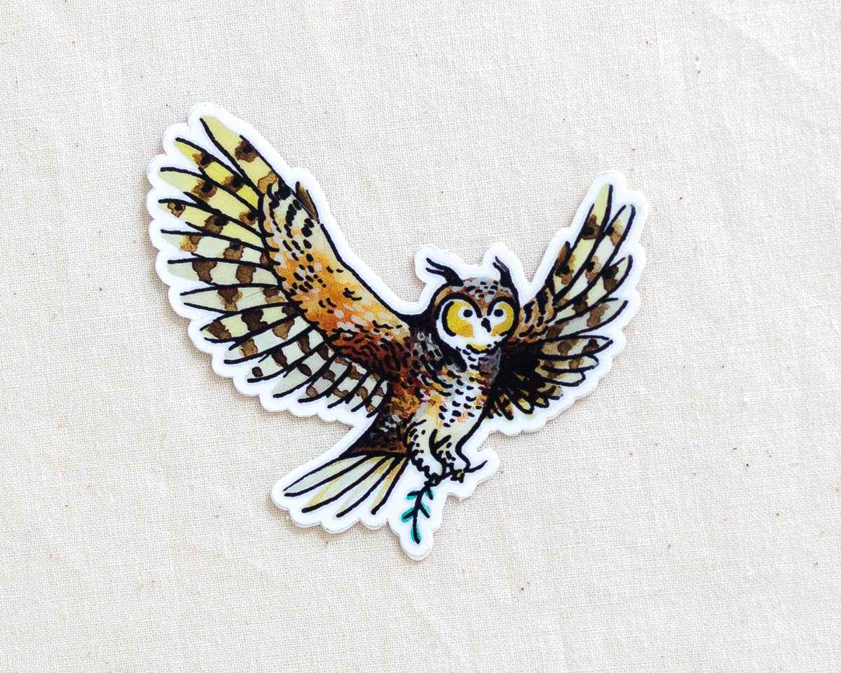 Owl Animal Vinyl Sticker