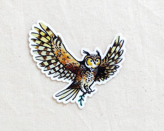 Owl Animal Vinyl Sticker