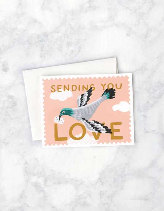 Carrier Pigeon Card