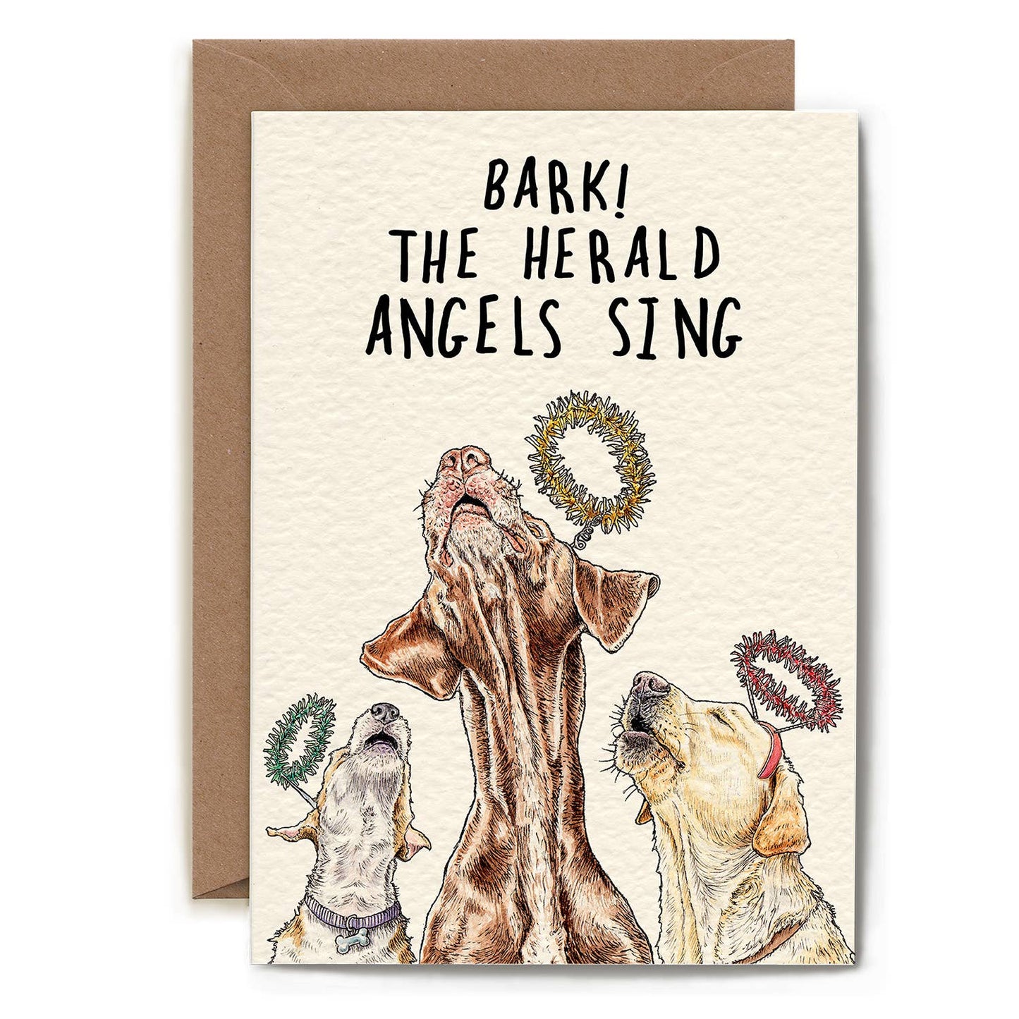 Bark the Herald Angels Sing Card