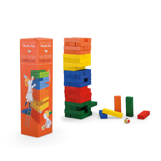 Wooden Tumbling Tower - Recreational Toys - Moulin Roty