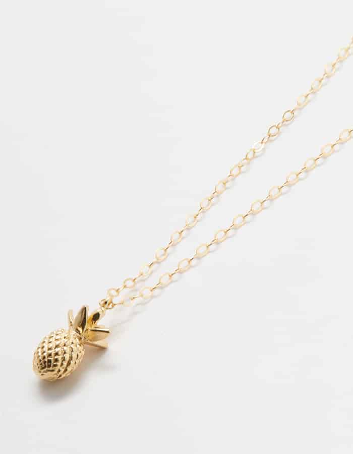 Gold Pineapple Necklace