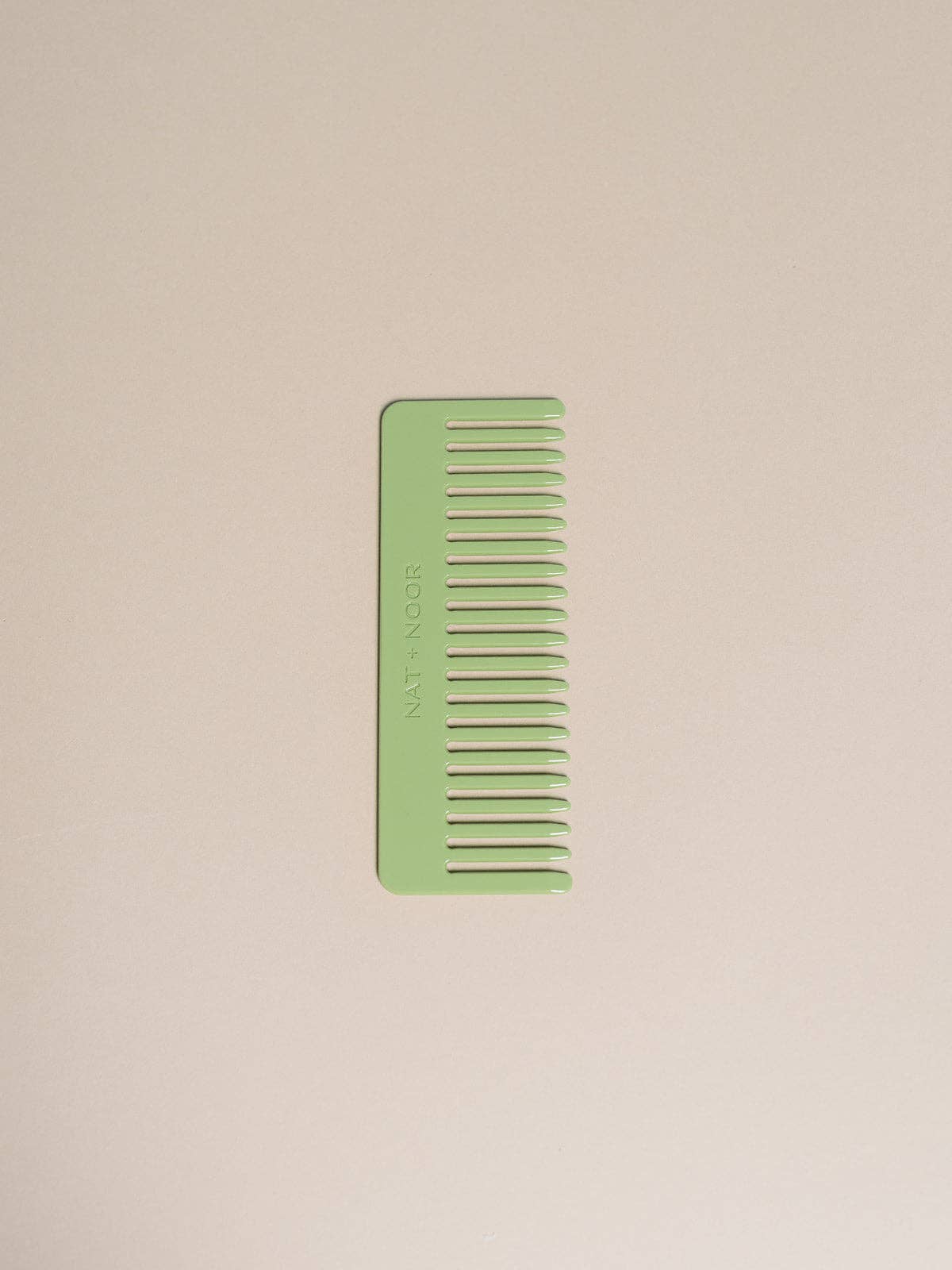 Wide Tooth Hair Comb - Kiwi
