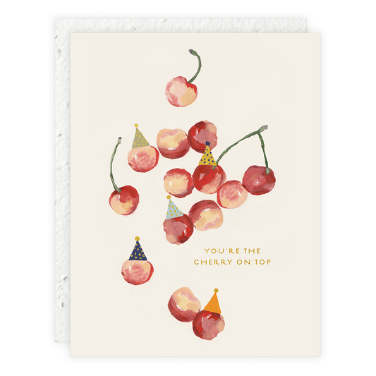 Cherry On Top  - Birthday Card