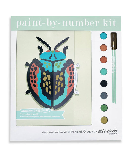 KIDS Tortoise Beetle Paint-by-Number Kit
