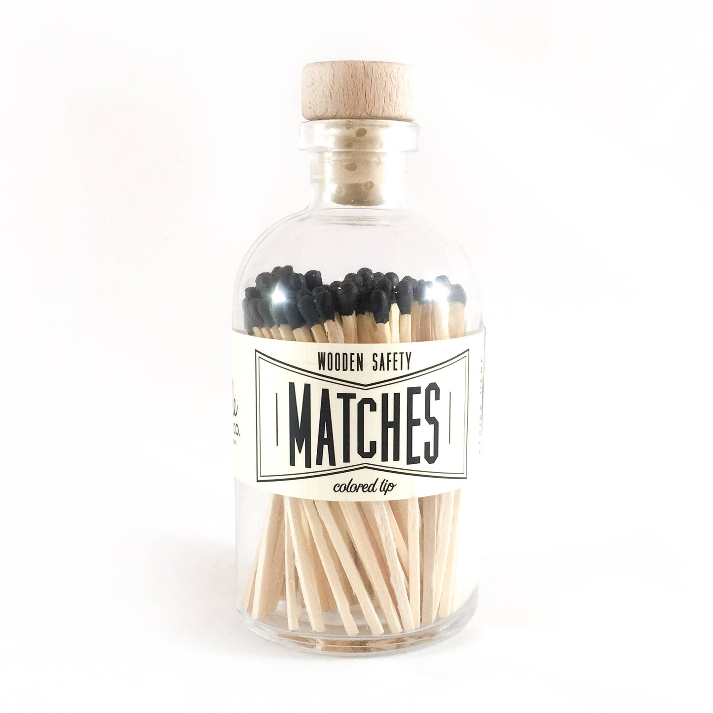 Black Vintage Apothecary Matches