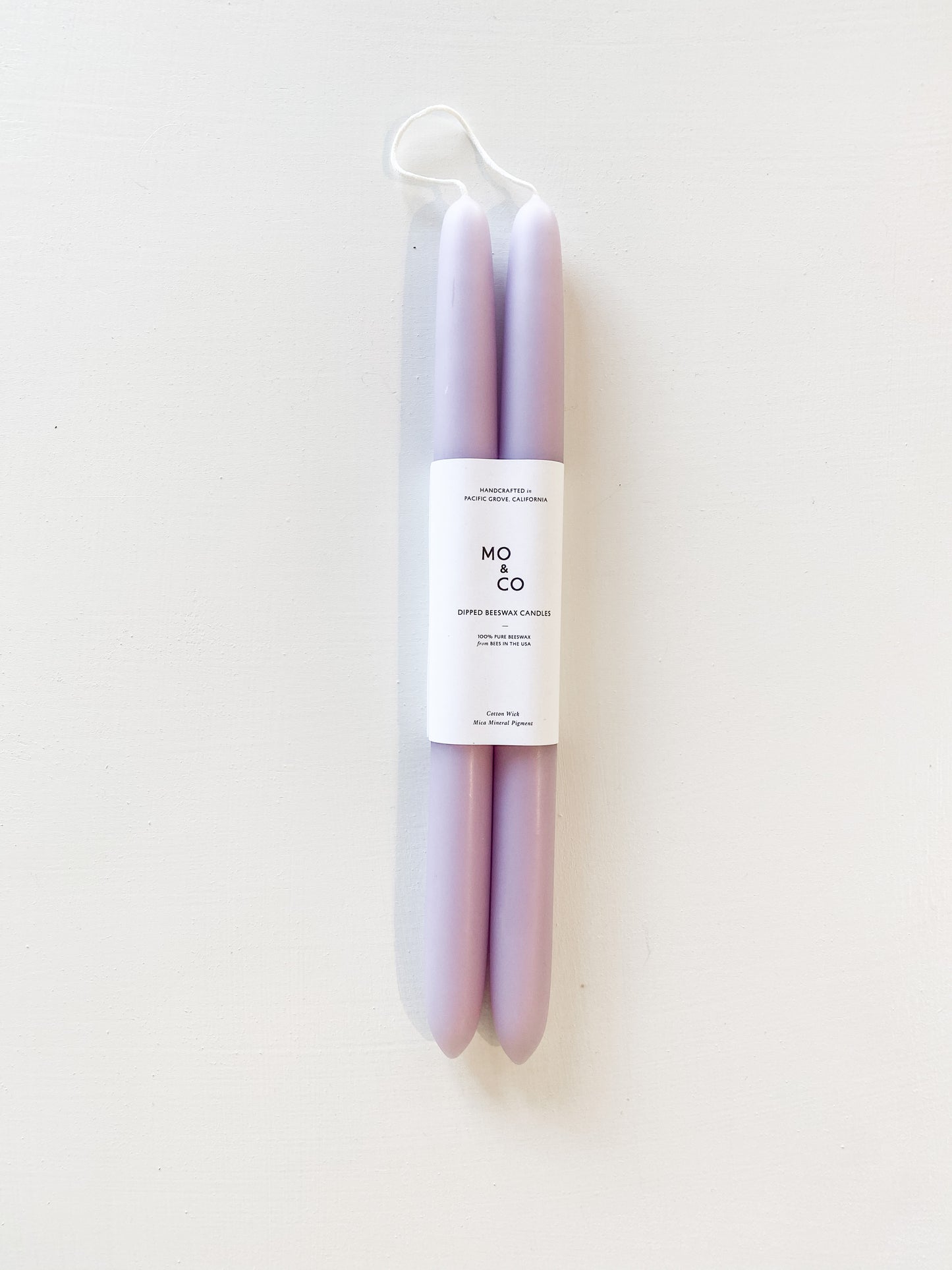 Lilac Taper Candle