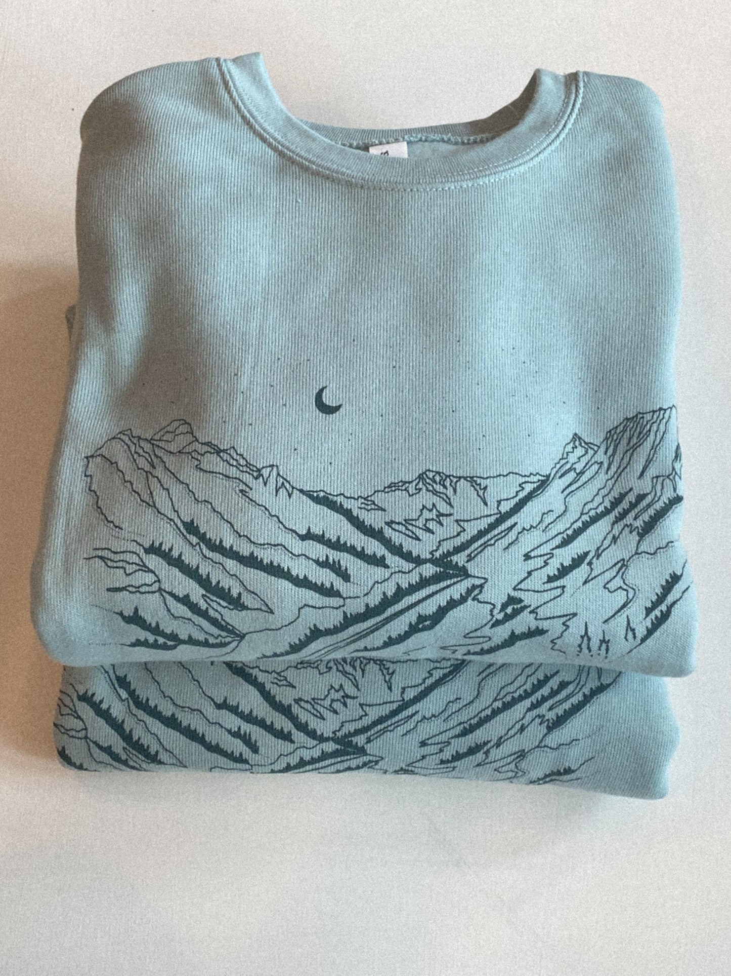 Dusty Blue 'Highway 20' Pullover.
