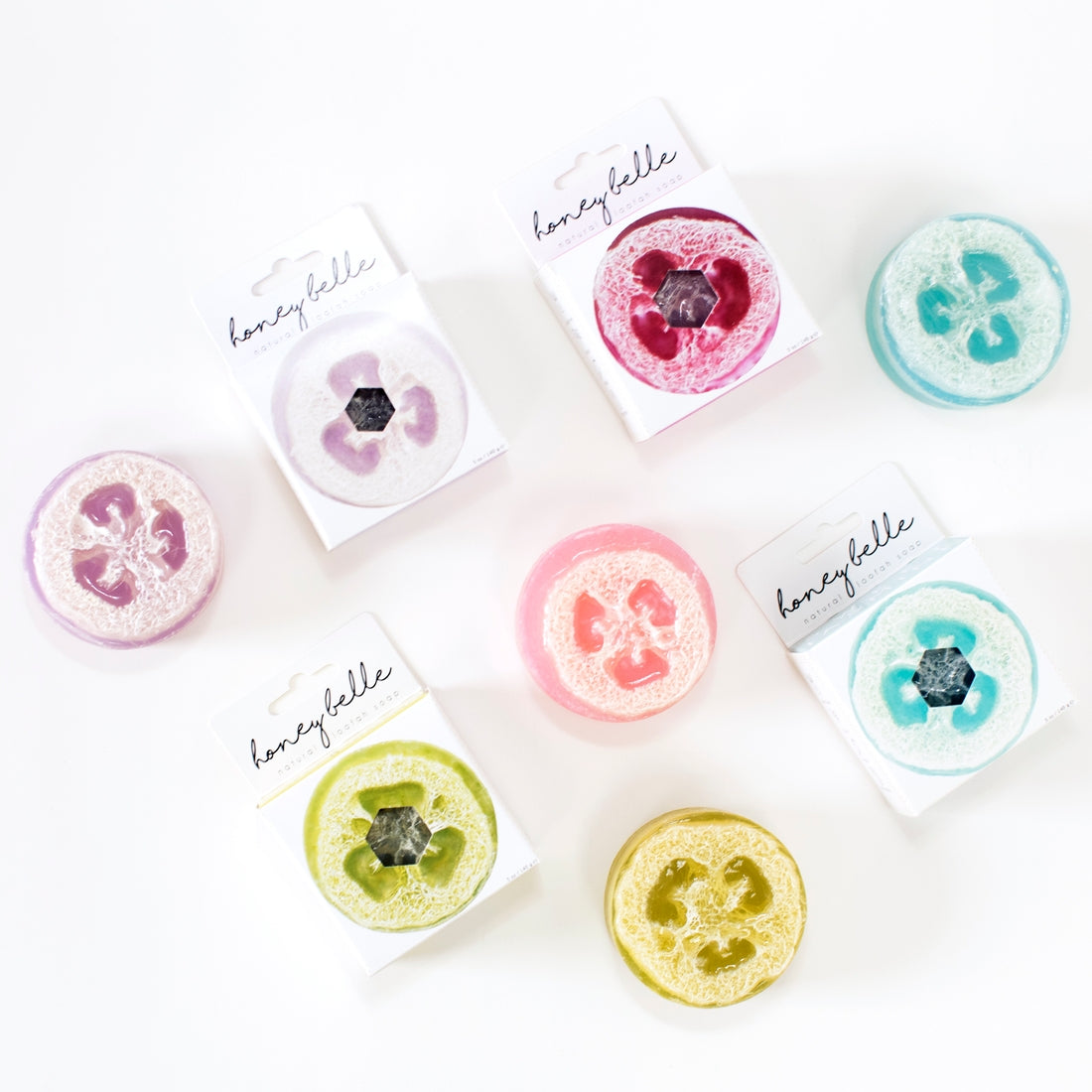 Loofah Soap - Sweet Jasmine | Exfoliating Luffa Body Soap