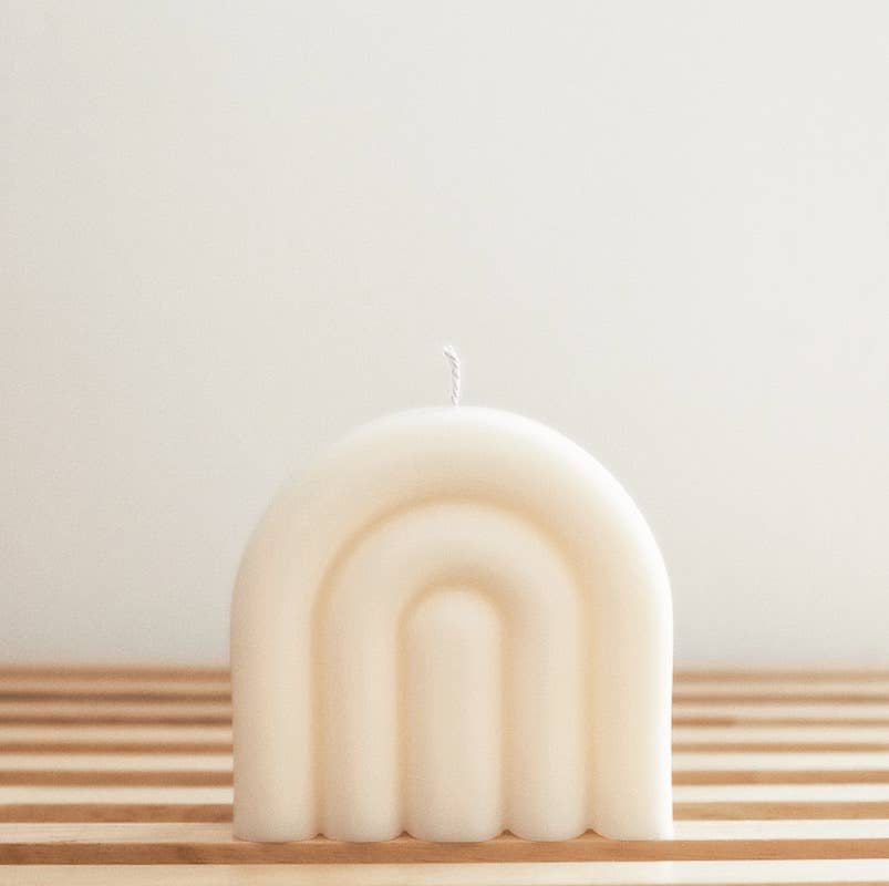 arch shape candles
