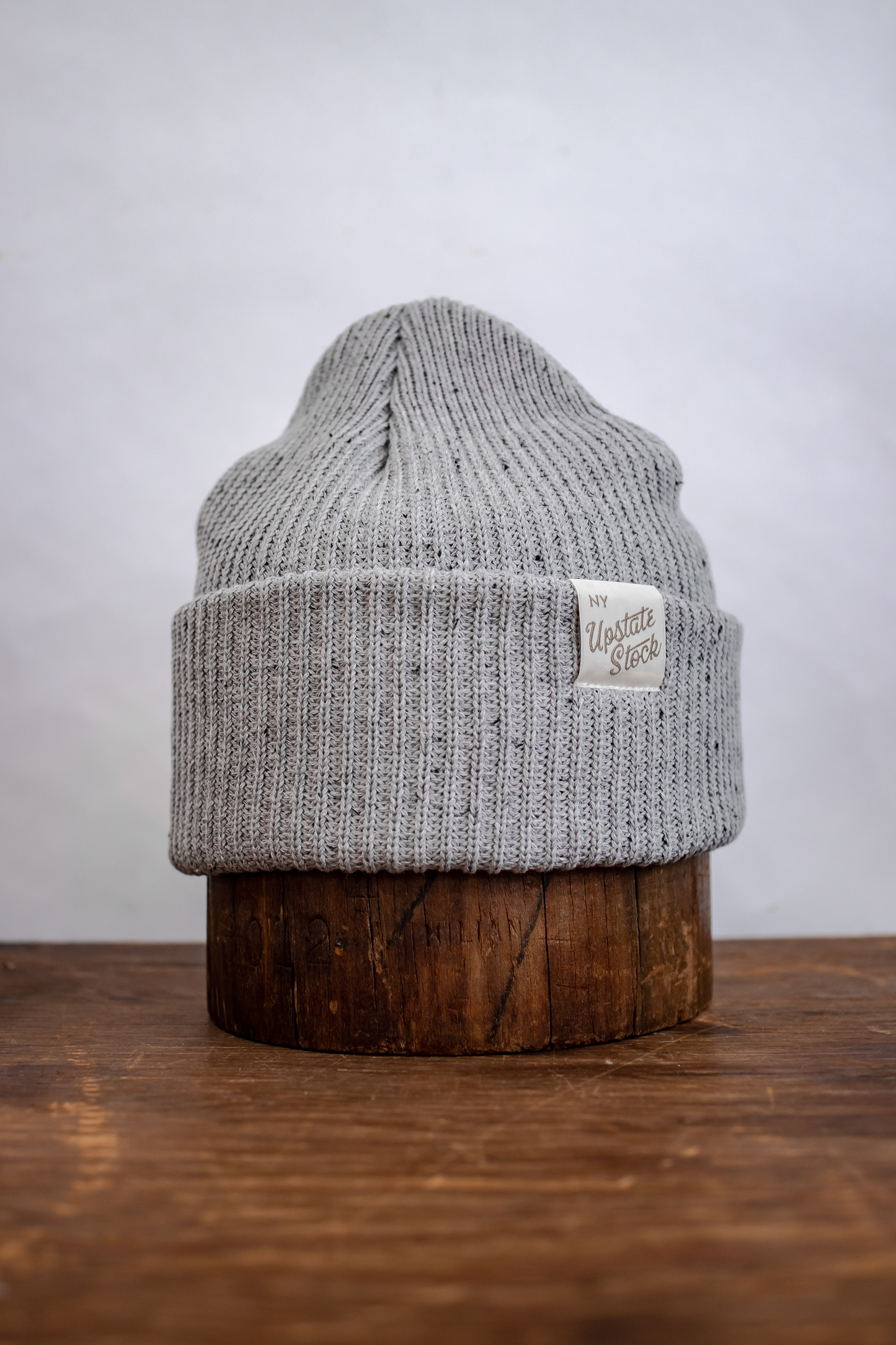 Grey Fleck Super Fine Upcycled Cotton Watchcap