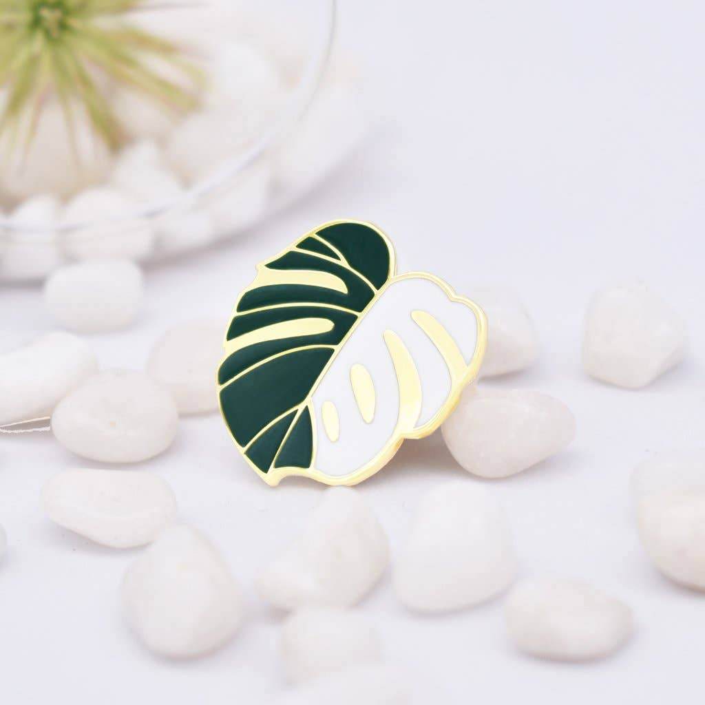Monstera Leaf Pin - Plant Lovers Gifts - Botanical Inspired