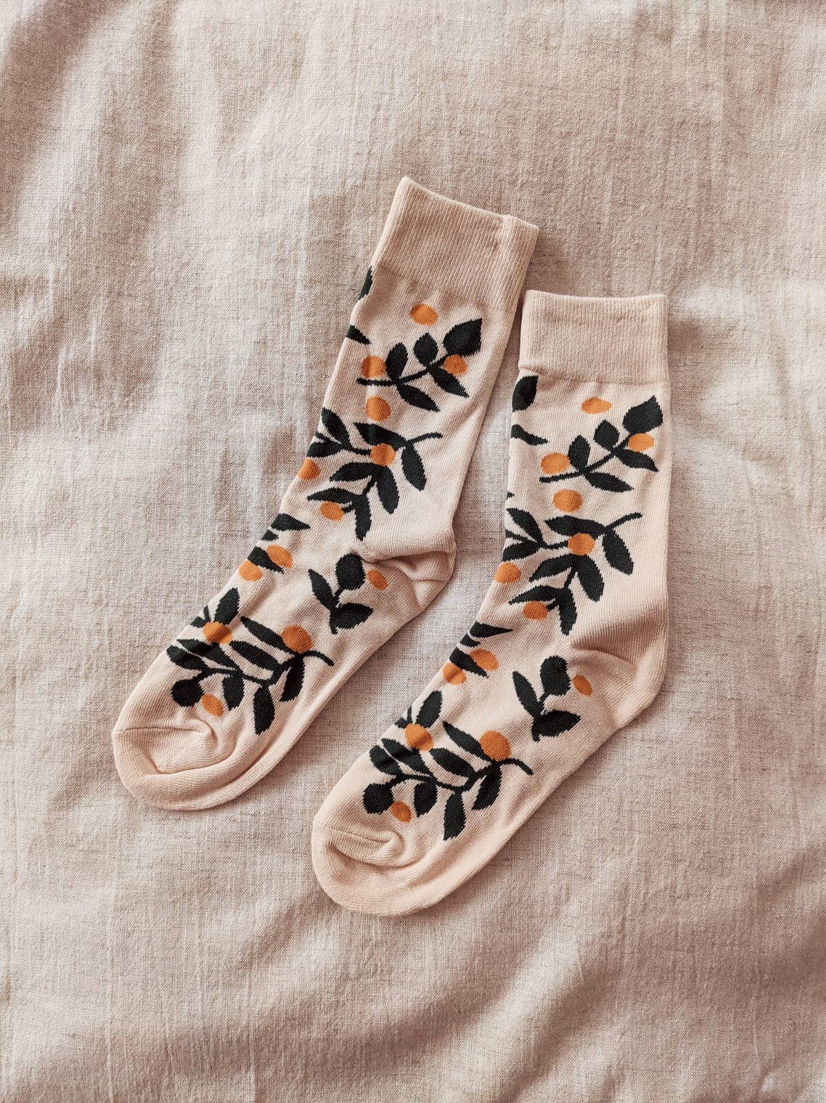 Mandarin cotton socks