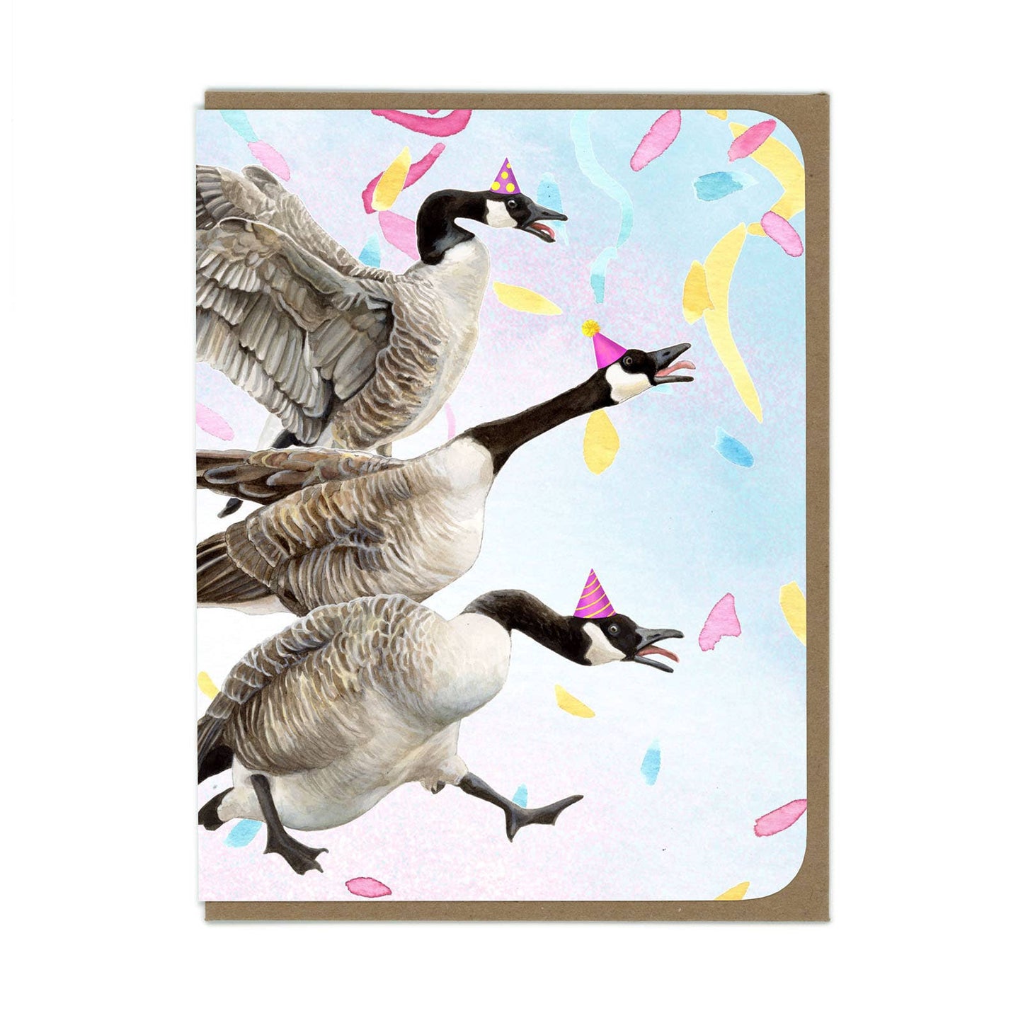 BIRTHDAY - Canadian Geese - Greeting Card