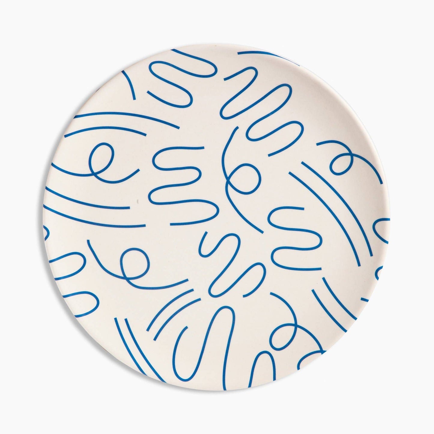 Bamboo Dinner Plate Set in Doodles