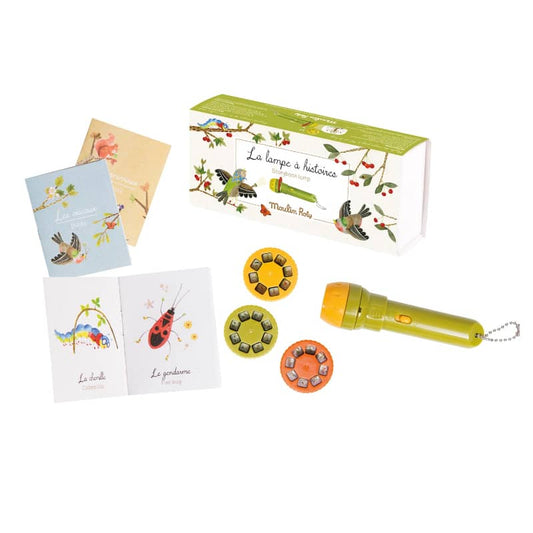 Box of 6 Storybook Torches Garden Theme with 3 mini books
